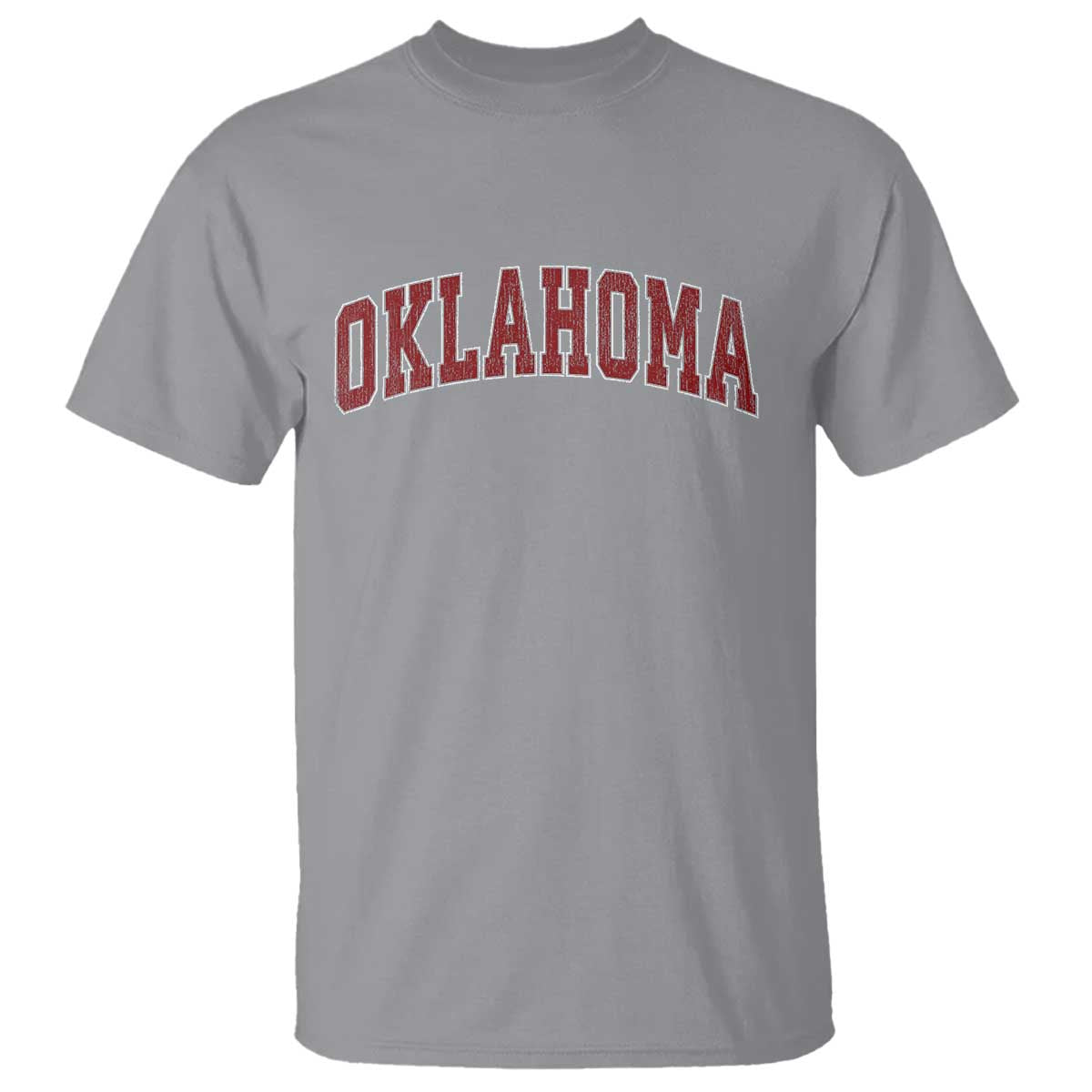 Vintage OKLAHOMA OK T Shirt Retro Throwback Design Classic Athletic Sports TS02 Sport Gray Print Your Wear