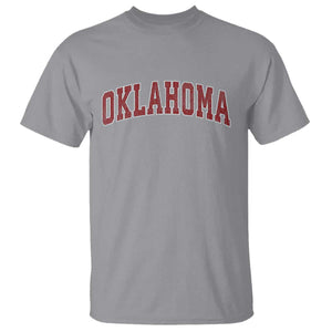 Vintage OKLAHOMA OK T Shirt Retro Throwback Design Classic Athletic Sports TS02 Sport Gray Print Your Wear