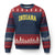 Vintage Indiana IN Ugly Christmas Sweater Retro Throwback Design Classic Yellow Athletic Sports TS02 Navy Red Print Your Wear
