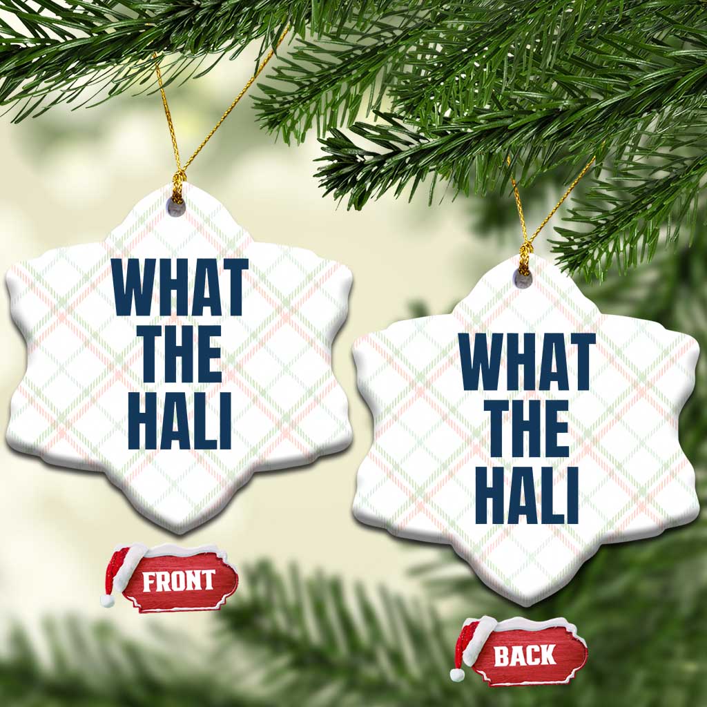 What The Hali Ceramic Ornament Indiana Hoosier Funny Basketball Overrated TS02 Print Your Wear