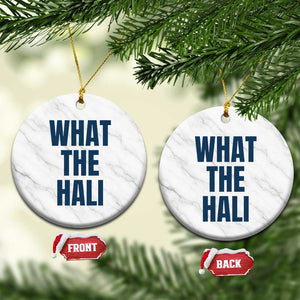 What The Hali Ceramic Ornament Indiana Hoosier Funny Basketball Overrated TS02 1pc White Marble Print Your Wear