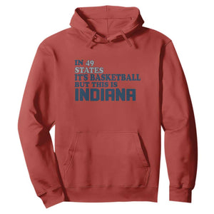 But This Is Indiana Hoodie In 49 States Its Basketball Hoosier Pride TS02 Red Print Your Wear