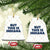 But This Is Indiana Ceramic Ornament Hoosier Basketball Fans Bold Blue and Gold TS02 Print Your Wear