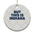 But This Is Indiana Ceramic Ornament Hoosier Basketball Fans Bold Blue and Gold TS02 1pc Christmas Plaid Print Your Wear