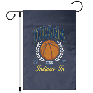 Vintage Indiana Basketball Graphic Garden Flag Retro 1967 Sports Indianapolis IN Fan TS02 Navy Print Your Wear