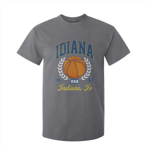 Vintage Indiana Basketball Graphic T Shirt For Kid Retro 1967 Sports Indianapolis IN Fan TS02 Charcoal Print Your Wear