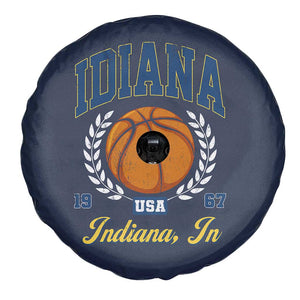 Vintage Indiana Basketball Graphic Spare Tire Cover Retro 1967 Sports Indianapolis IN Fan TS02 Print Your Wear