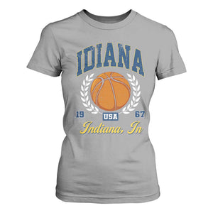 Vintage Indiana Basketball Graphic T Shirt For Women Retro 1967 Sports Indianapolis IN Fan TS02 Sport Gray Print Your Wear