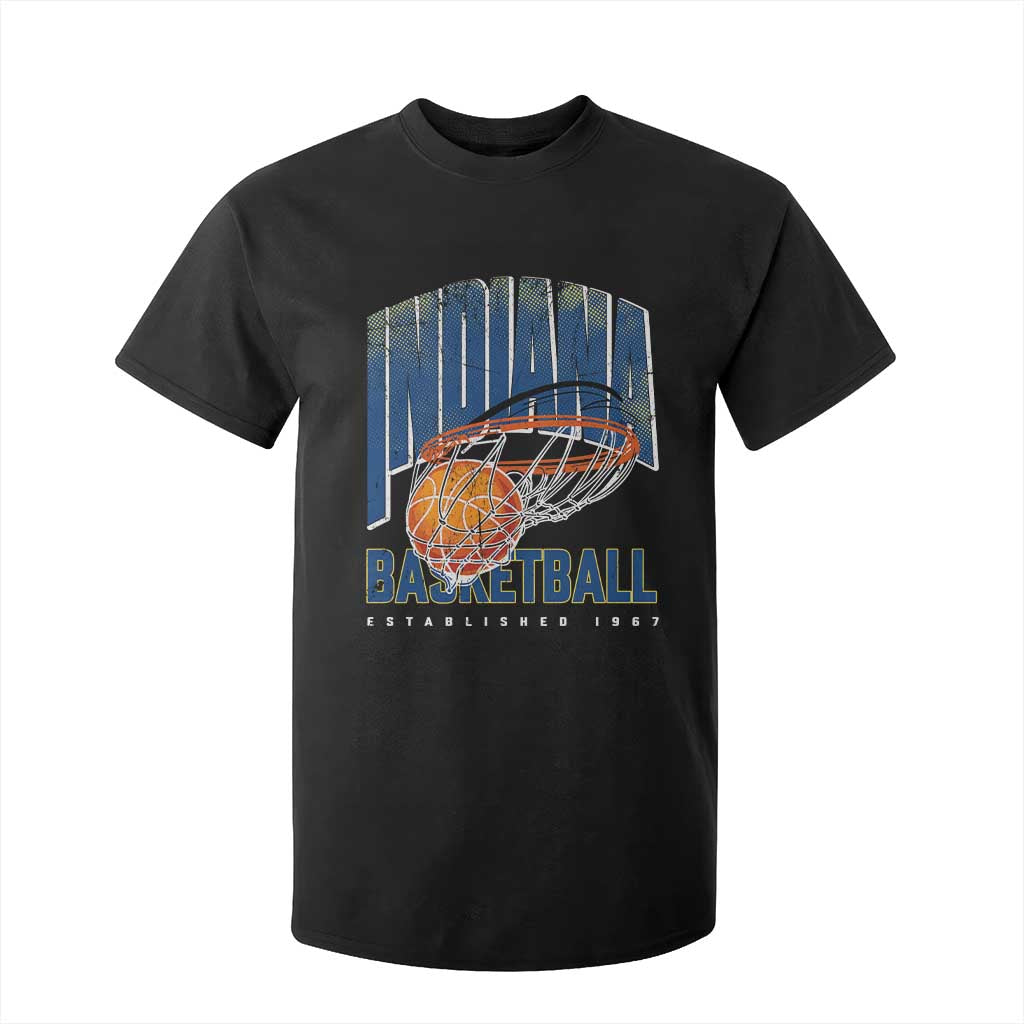 Indiana Basketball Throwback T Shirt For Kid Retro Hoop Graphic for IN Fans Since 1967 TS02 Black Print Your Wear
