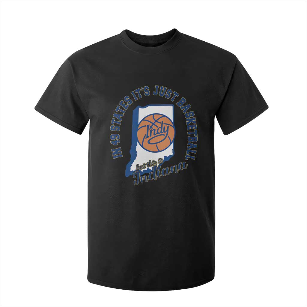 But This Is Indiana Basketball T Shirt For Kid Indy Hoops Pride Sport Lover TS02 Black Print Your Wear