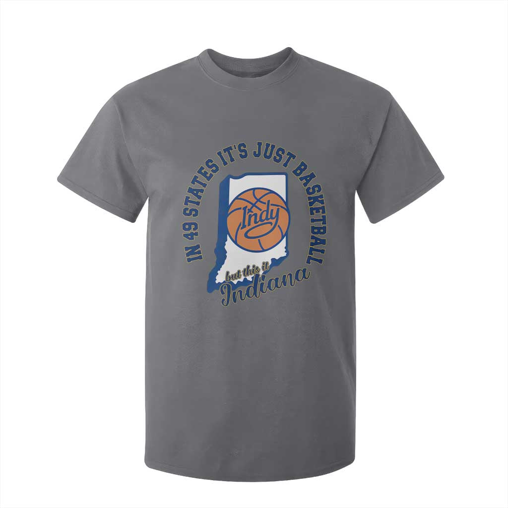 But This Is Indiana Basketball T Shirt For Kid Indy Hoops Pride Sport Lover TS02 Charcoal Print Your Wear