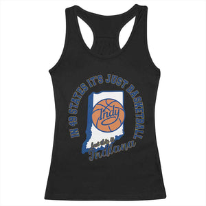 But This Is Indiana Basketball Racerback Tank Top Indy Hoops Pride Sport Lover TS02 Black Print Your Wear