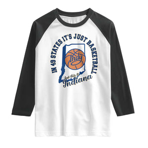 But This Is Indiana Basketball Raglan Shirt Indy Hoops Pride Sport Lover TS02 White Black Print Your Wear
