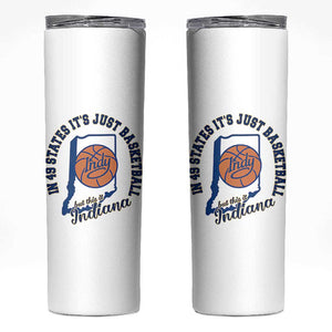 But This Is Indiana Basketball Skinny Tumbler Indy Hoops Pride Sport Lover TS02 White Print Your Wear