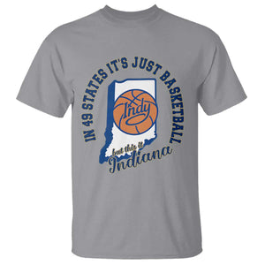 But This Is Indiana Basketball T Shirt - Indy Hoops Pride Sport Lover Fan Tee TS02 Sport Gray Print Your Wear