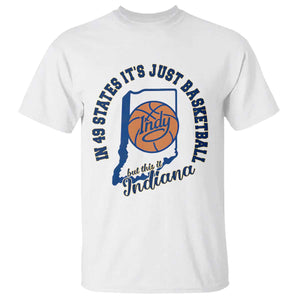 But This Is Indiana Basketball T Shirt - Indy Hoops Pride Sport Lover Fan Tee TS02 White Print Your Wear