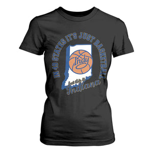 But This Is Indiana Basketball T Shirt For Women Indy Hoops Pride Sport Lover TS02 Black Print Your Wear