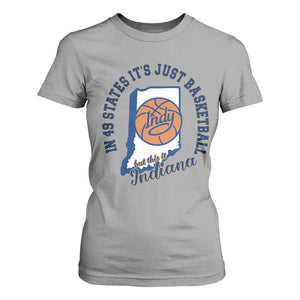 But This Is Indiana Basketball T Shirt For Women Indy Hoops Pride Sport Lover TS02 Sport Gray Print Your Wear