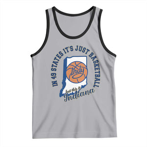But This Is Indiana Basketball Tank Top Indy Hoops Pride Sport Lover TS02 Athletic Heather Black Print Your Wear