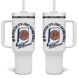 But This Is Indiana Basketball Tumbler With Handle Indy Hoops Pride Sport Lover TS02 One Size: 40 oz White Print Your Wear