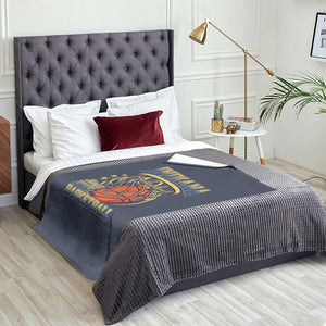 Indiana Basketball Flames Graphic Throw Blanket Vintage 1967 Fan Indy Hoops Pride TS02 Print Your Wear