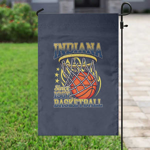 Indiana Basketball Flames Graphic Garden Flag Vintage 1967 Fan Indy Hoops Pride TS02 Print Your Wear