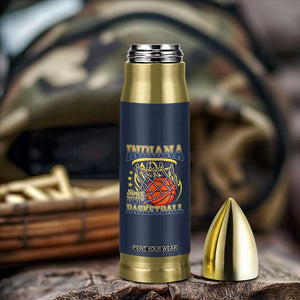Indiana Basketball Flames Graphic Bullet Tumbler Vintage 1967 Fan Indy Hoops Pride TS02 Print Your Wear