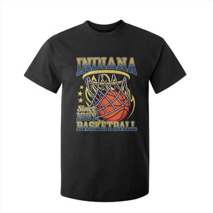 Indiana Basketball Flames Graphic T Shirt For Kid Vintage 1967 Fan Indy Hoops Pride TS02 Black Print Your Wear