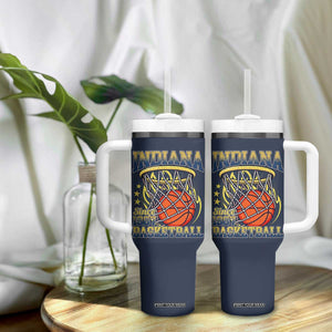 Indiana Basketball Flames Graphic Tumbler With Handle Vintage 1967 Fan Indy Hoops Pride TS02 Print Your Wear