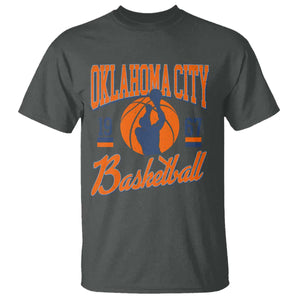 Retro Oklahoma City Basketball T Shirt Vintage OKC Since 1967 Hoops Lover Sports Fan TS02 Dark Heather Print Your Wear