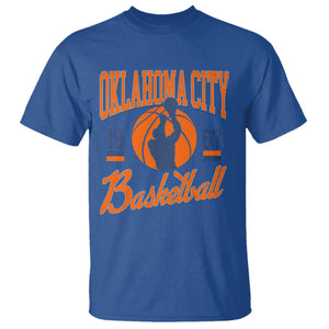 Retro Oklahoma City Basketball T Shirt Vintage OKC Since 1967 Hoops Lover Sports Fan TS02 Royal Blue Print Your Wear