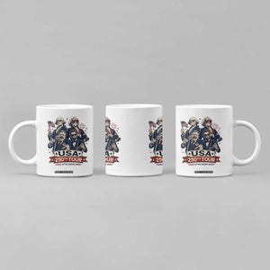 USA 250th Tour 2026 Founding Fathers Rock Concert Coffee Mug Funny Mount Rushmore Rock Stars Semiquincentennial