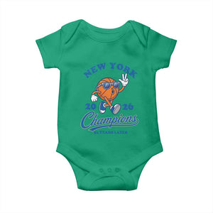 Funny New York 2026 Hoops Fan Graphic Baby Onesie Vintage 26 Champions Pride 53 Years Later