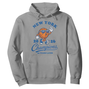 Funny New York 2026 Hoops Fan Graphic Hoodie Vintage 26 Champions Pride 53 Years Later