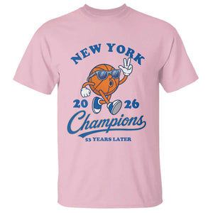 Funny New York 2026 Hoops Fan Graphic T Shirt Vintage 26 Champions Pride 53 Years Later