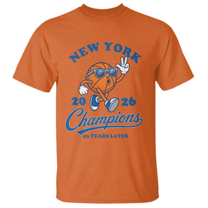 Funny New York 2026 Hoops Fan Graphic T Shirt Vintage 26 Champions Pride 53 Years Later