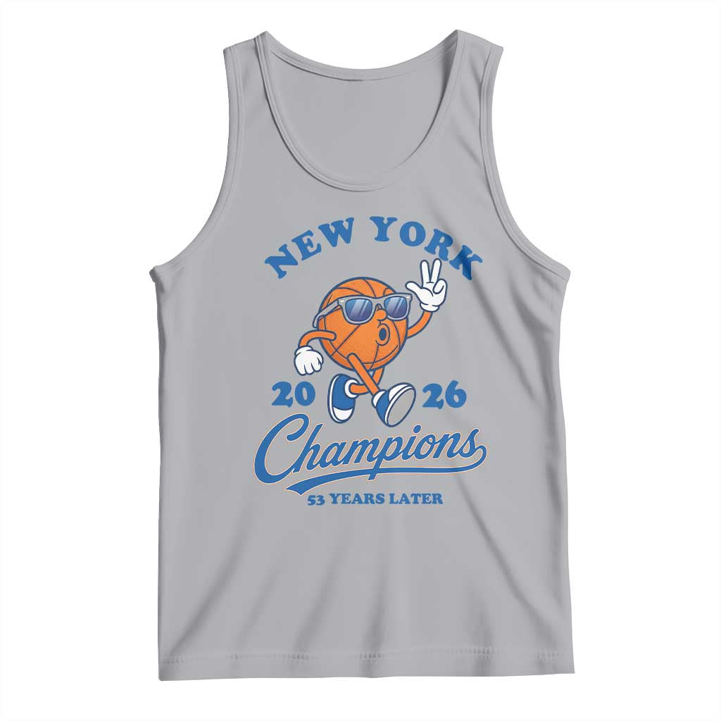 Funny New York 2026 Hoops Fan Graphic Tank Top Vintage 26 Champions Pride 53 Years Later