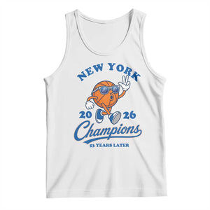 Funny New York 2026 Hoops Fan Graphic Tank Top Vintage 26 Champions Pride 53 Years Later