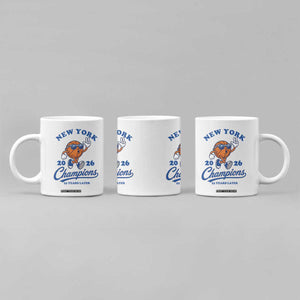 Funny New York 2026 Hoops Fan Graphic Coffee Mug Vintage 26 Champions Pride 53 Years Later