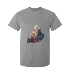 Beer Greater Than Tea Funny Founding Fathers T Shirt For Kid American History Drinking Boston Tea Party Sarcasm