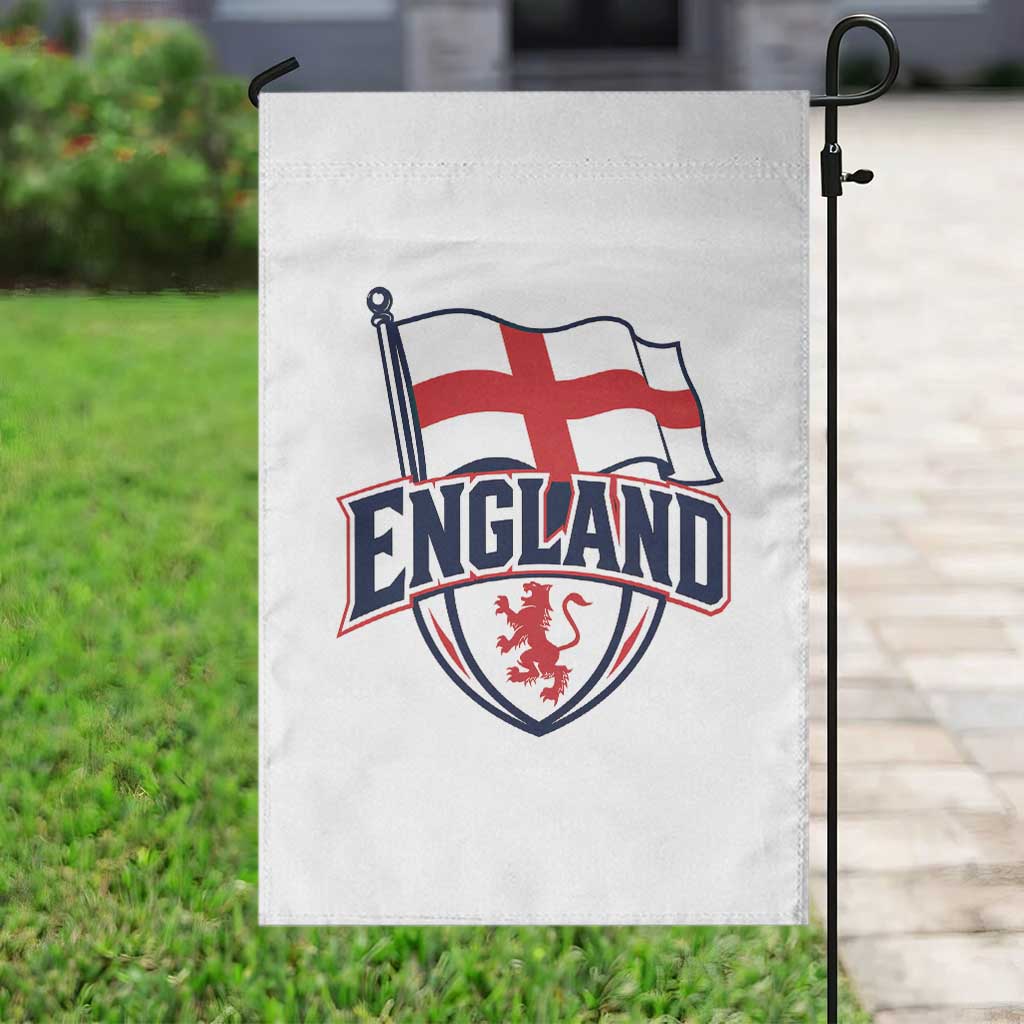 England Patriotic Crest St George Cross Flag Graphic Garden Flag English Lion Crest Heritage Pride Souvenir TS02 Print Your Wear