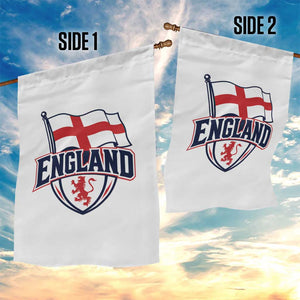 England Patriotic Crest St George Cross Flag Graphic Garden Flag English Lion Crest Heritage Pride Souvenir TS02 Print Your Wear