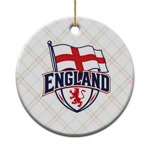 England Patriotic Crest St George Cross Flag Graphic Ceramic Ornament English Lion Crest Heritage Pride Souvenir TS02 1pc Christmas Plaid Print Your Wear