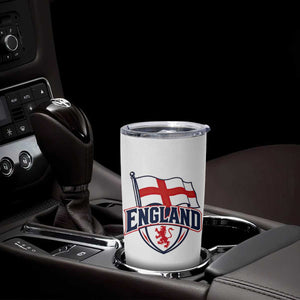 England Patriotic Crest St George Cross Flag Graphic Tumbler Cup English Lion Crest Heritage Pride Souvenir TS02 Print Your Wear