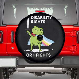 Funny Frog Disability Pride Flag Warrior Spare Tire Cover Disability Rights Or I Fights