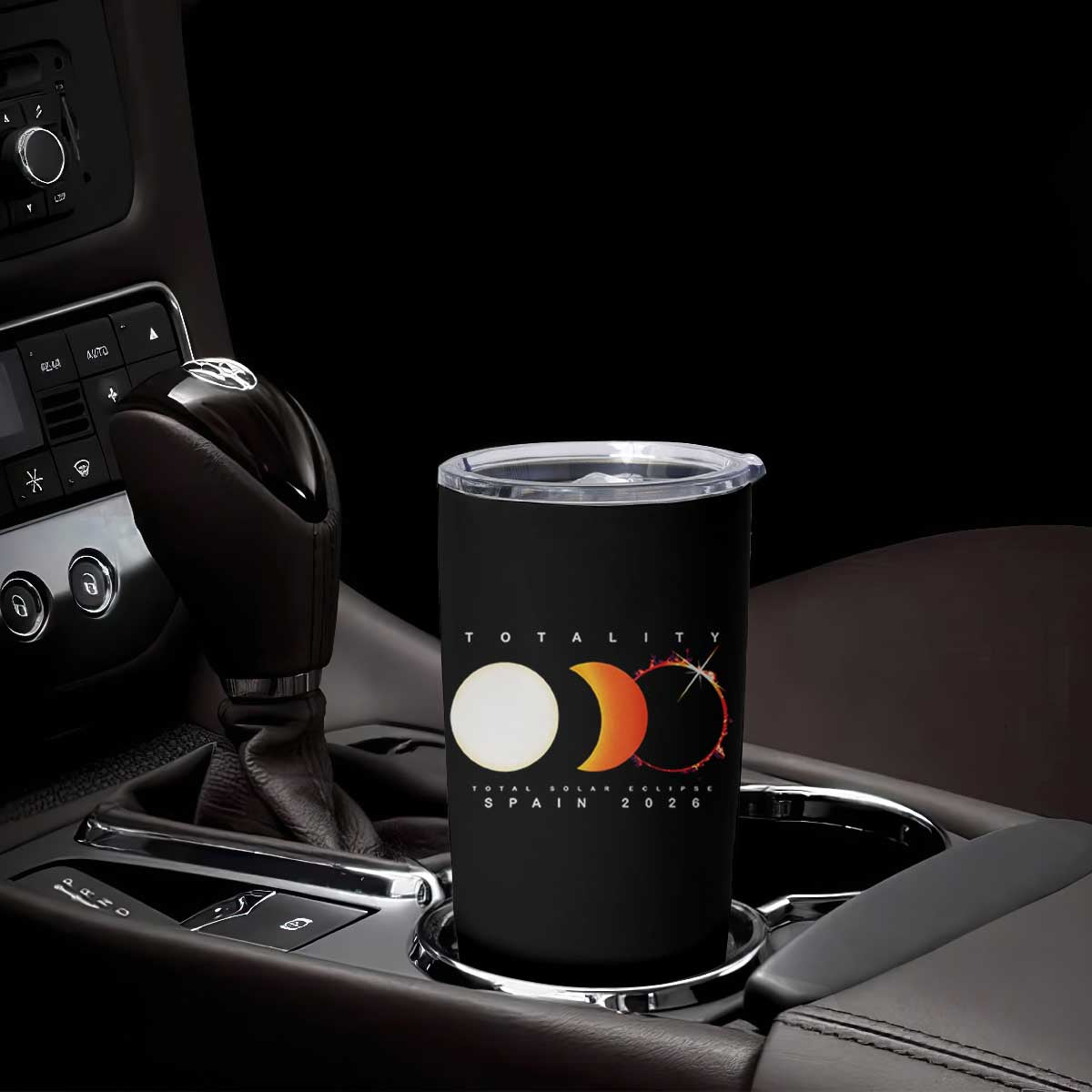 Spain Total Solar Eclipse 2026 Totality Tumbler Cup Espana Travel Souvenir Astronomy Geek Gift TS02 Print Your Wear