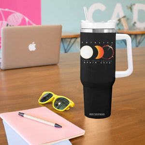 Spain Total Solar Eclipse 2026 Totality Tumbler With Handle Espana Travel Souvenir Astronomy Geek Gift TS02 Print Your Wear