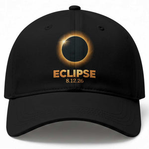 2026 Total Solar Eclipse Baseball Cap August 12 Totality Astronomy Souvenir TS02 Print Your Wear