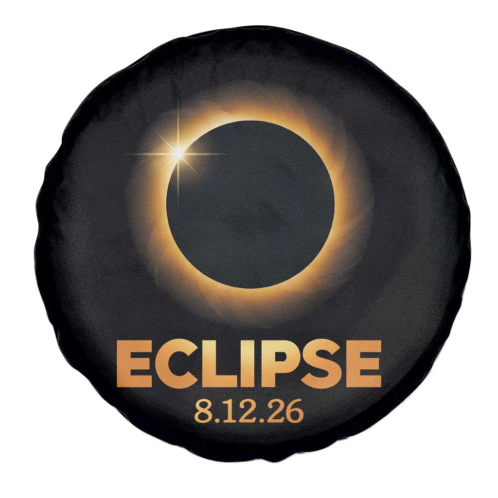 2026 Total Solar Eclipse Spare Tire Cover August 12 Totality Astronomy Souvenir TS02 Print Your Wear