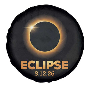 2026 Total Solar Eclipse Spare Tire Cover August 12 Totality Astronomy Souvenir TS02 Print Your Wear